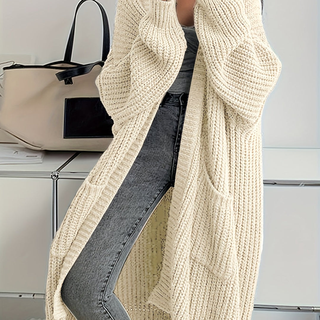 Cammy | Long Open Front Cardigan