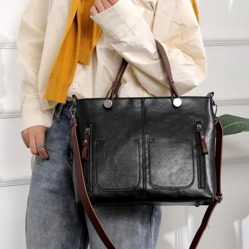 Meja - Theft-Proof Leather Crossbody Bag