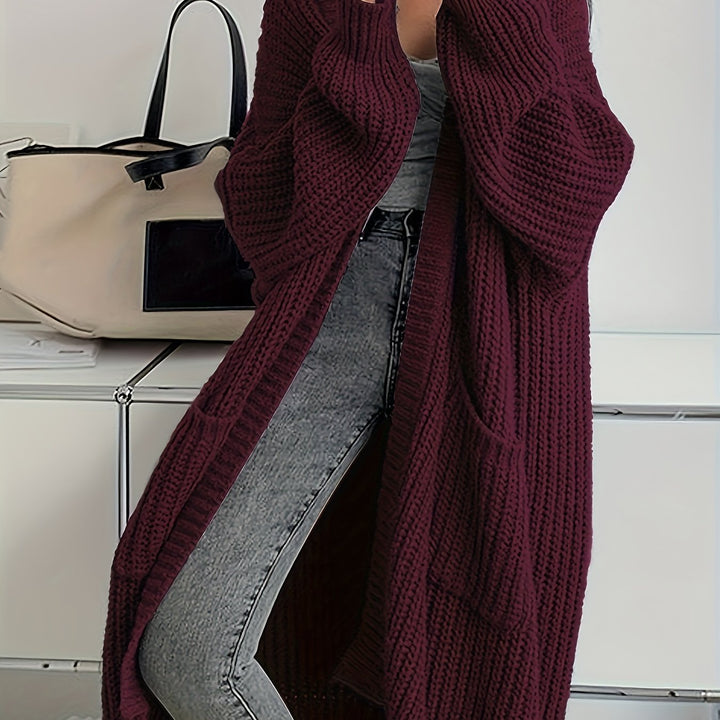 Cammy | Long Open Front Cardigan