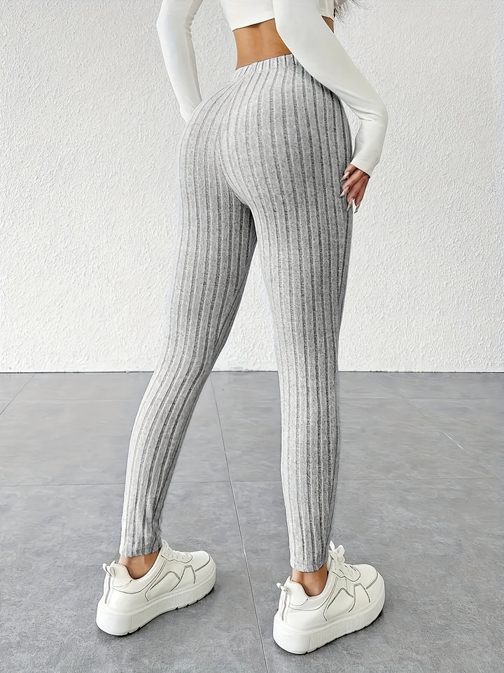 Ann | Soft Ribbed Bodycon Leggings