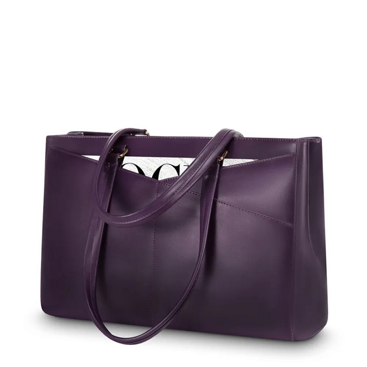 Elegant Purple Laptop Tote