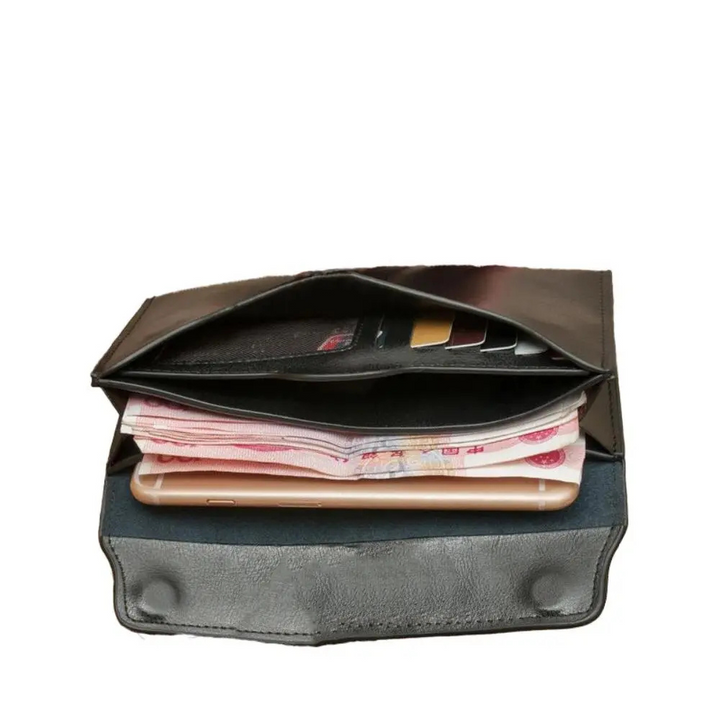 Classic Folding Wallet with Magnetic Closure