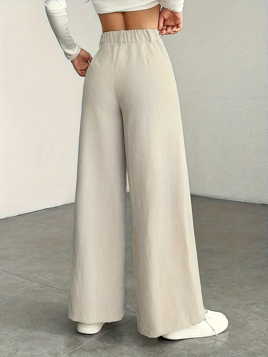 Deborah | High Waisted Wide Leg Pants