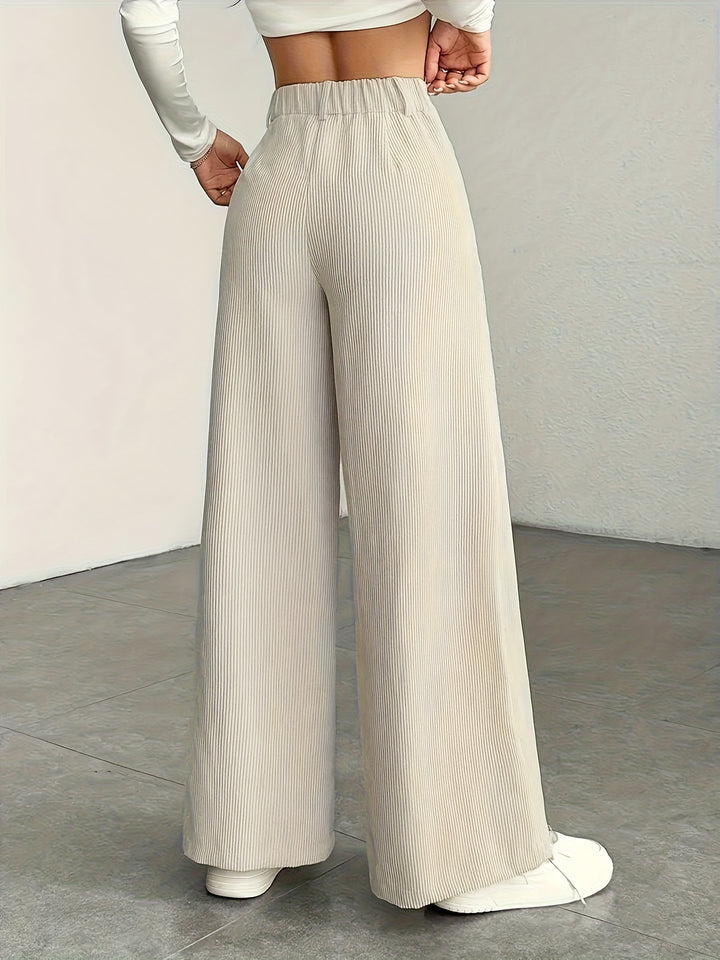 Deborah | High Waisted Wide Leg Pants