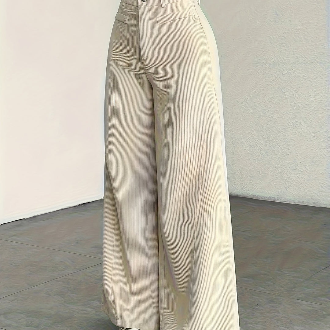 Deborah | High Waisted Wide Leg Pants