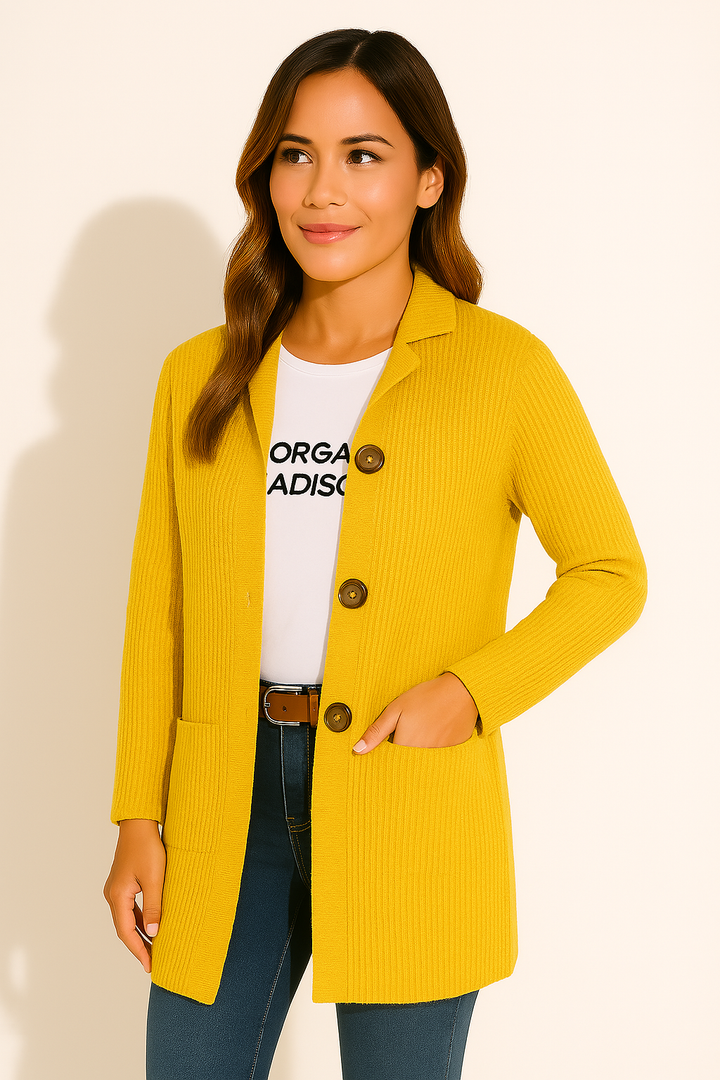 Luna - Elegant long Ladies cardigan