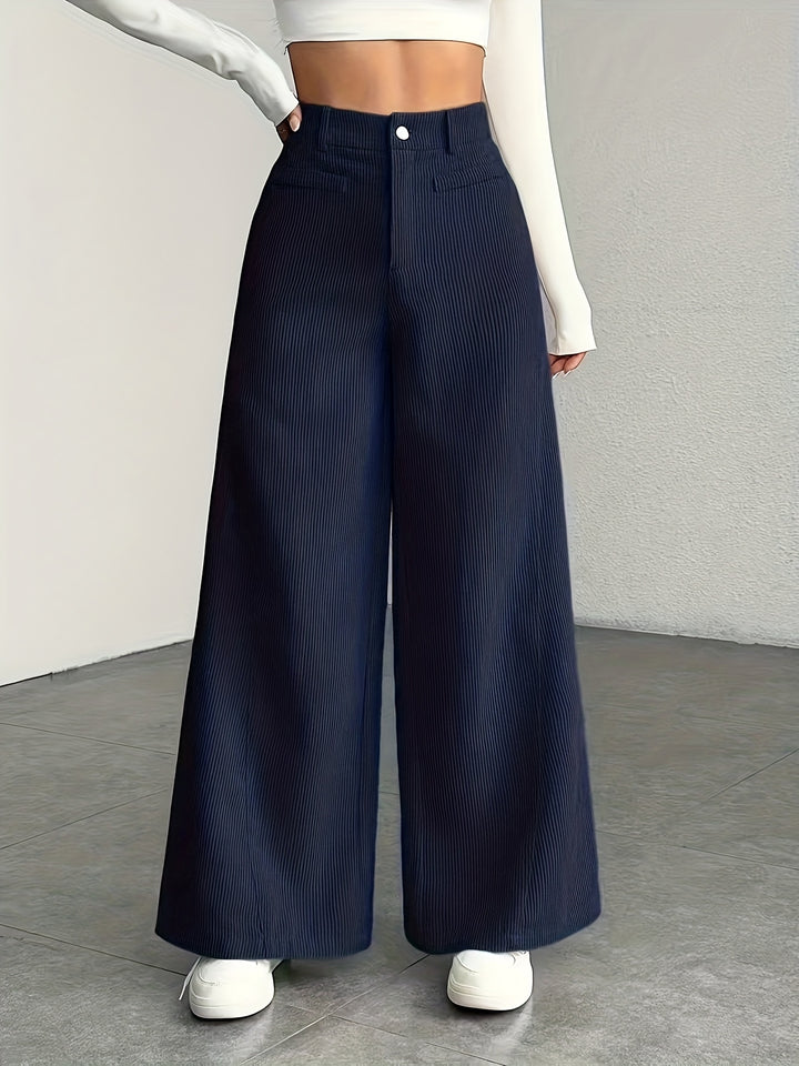 Deborah | High Waisted Wide Leg Pants