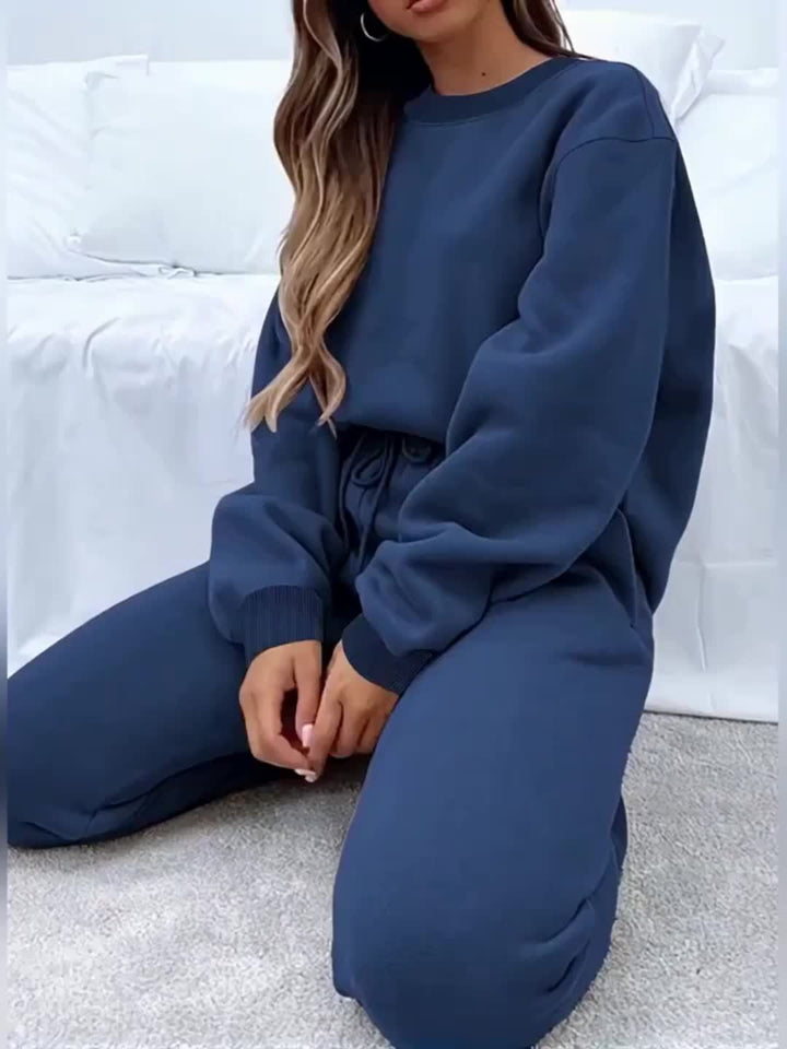 Amy | Solid Loose Fit Lounge Set
