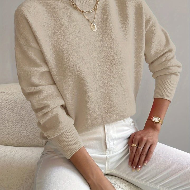 Lola | Mock Neck Long Sleeve Pullover
