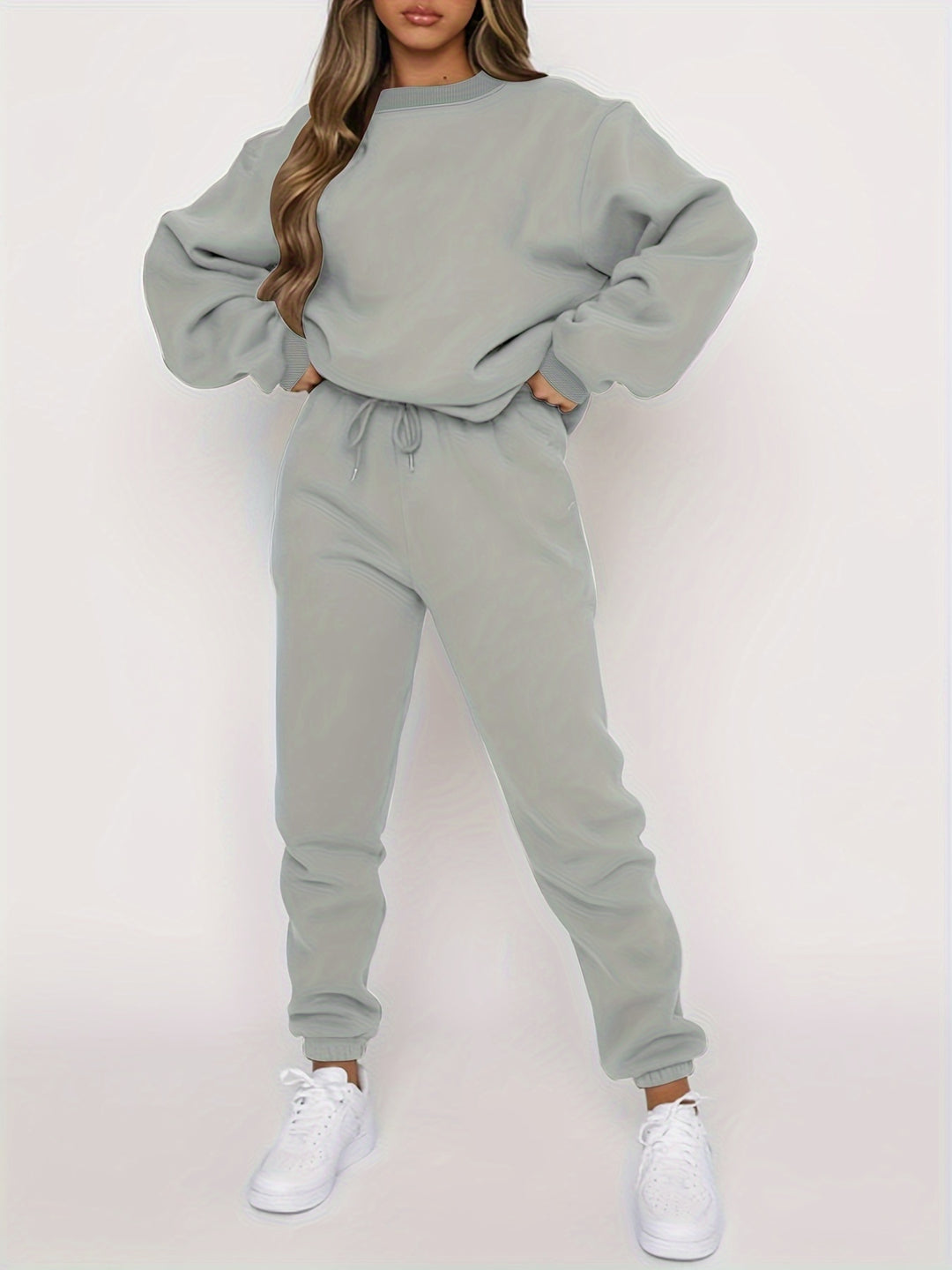 Amy | Solid Loose Fit Lounge Set