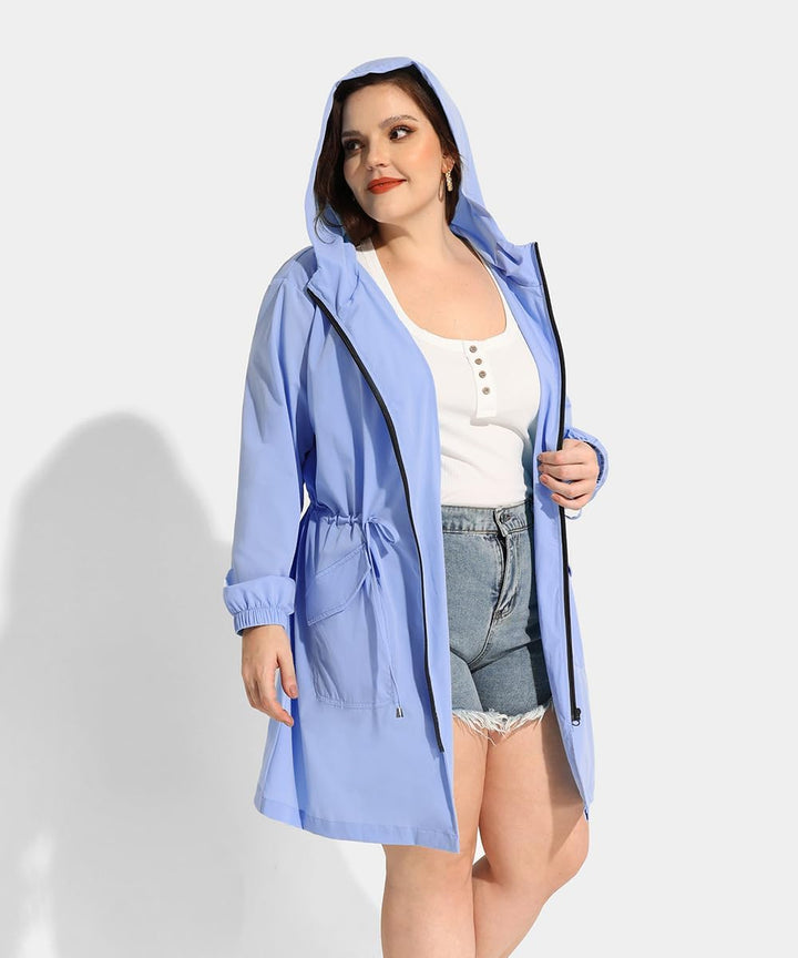 Haylee – Super Lightweight Plus Size Rain Coat