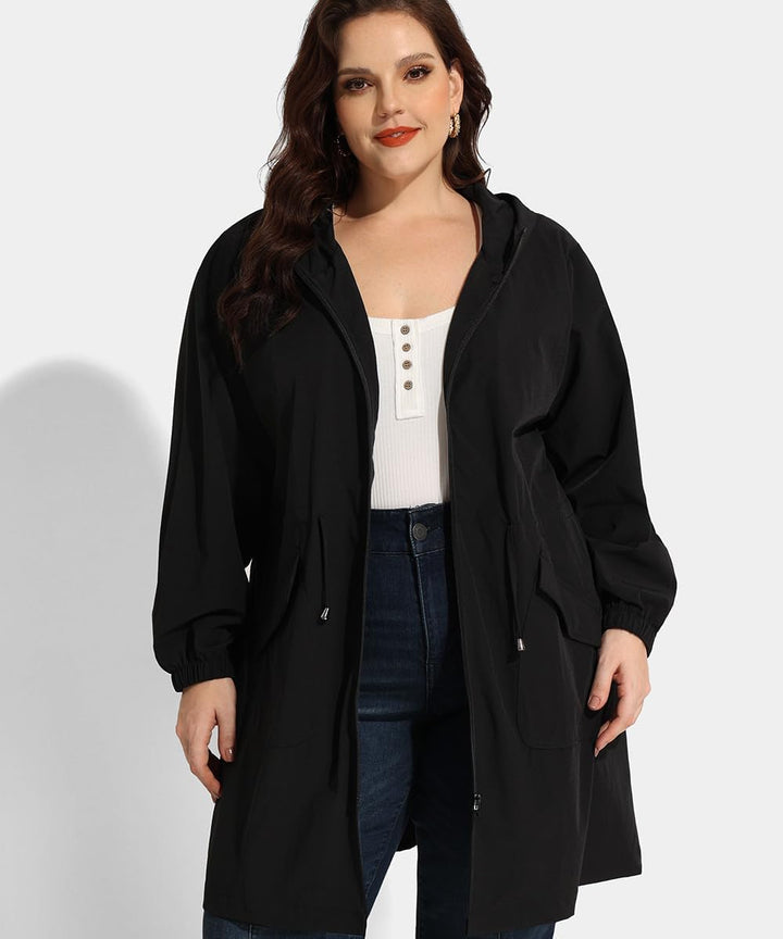 Haylee – Super Lightweight Plus Size Rain Coat