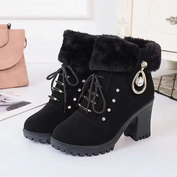 Fenne - Elegant Women's Winter Boots with Heel