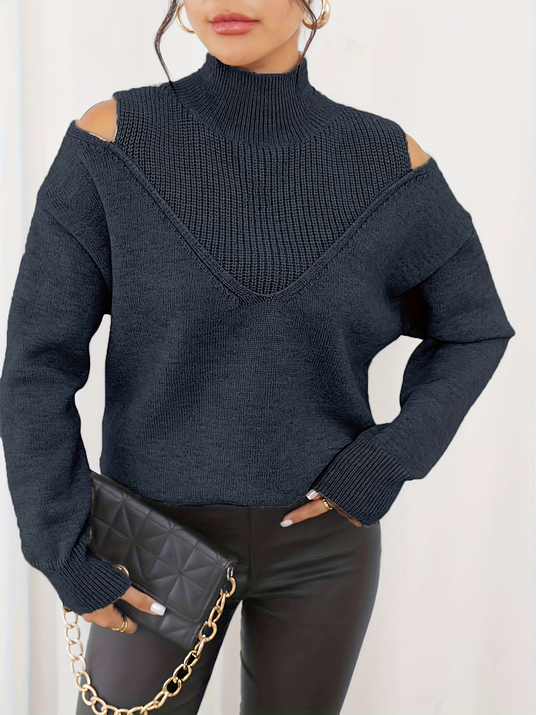 Lara | Chaise Collar Comfy Sweater