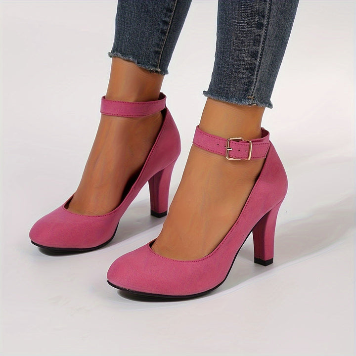 Alice - Elegant Ankle Buckle Heels