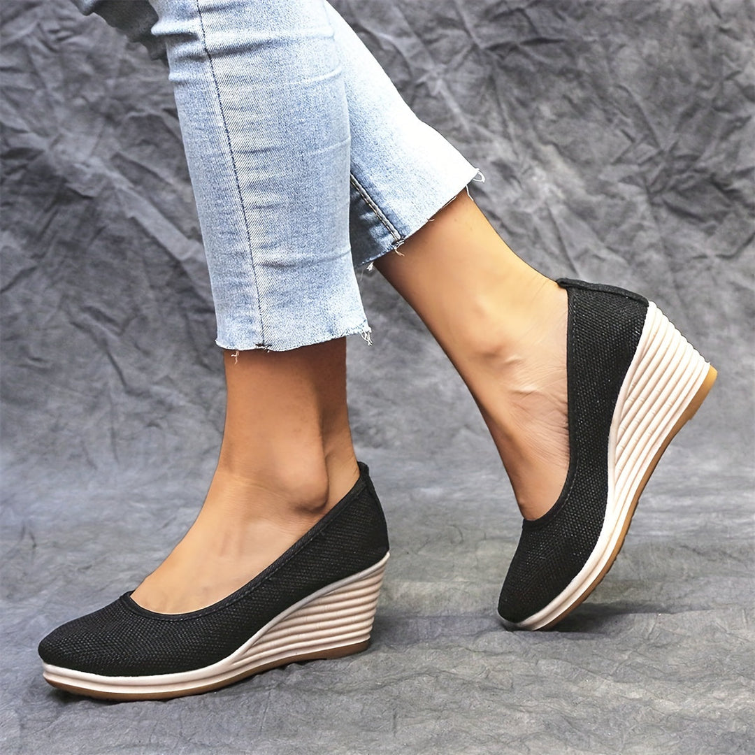 Sandrine - Breathable Wedge Shoes