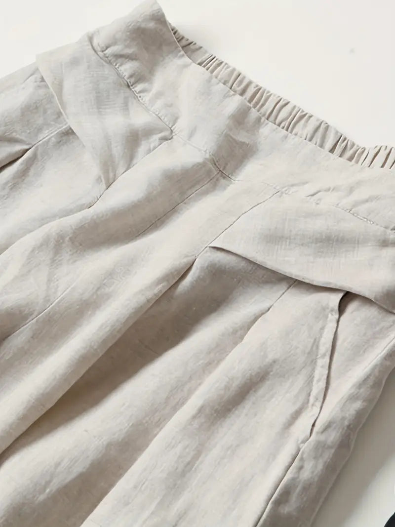 Anina | Linen Wide Leg Pant