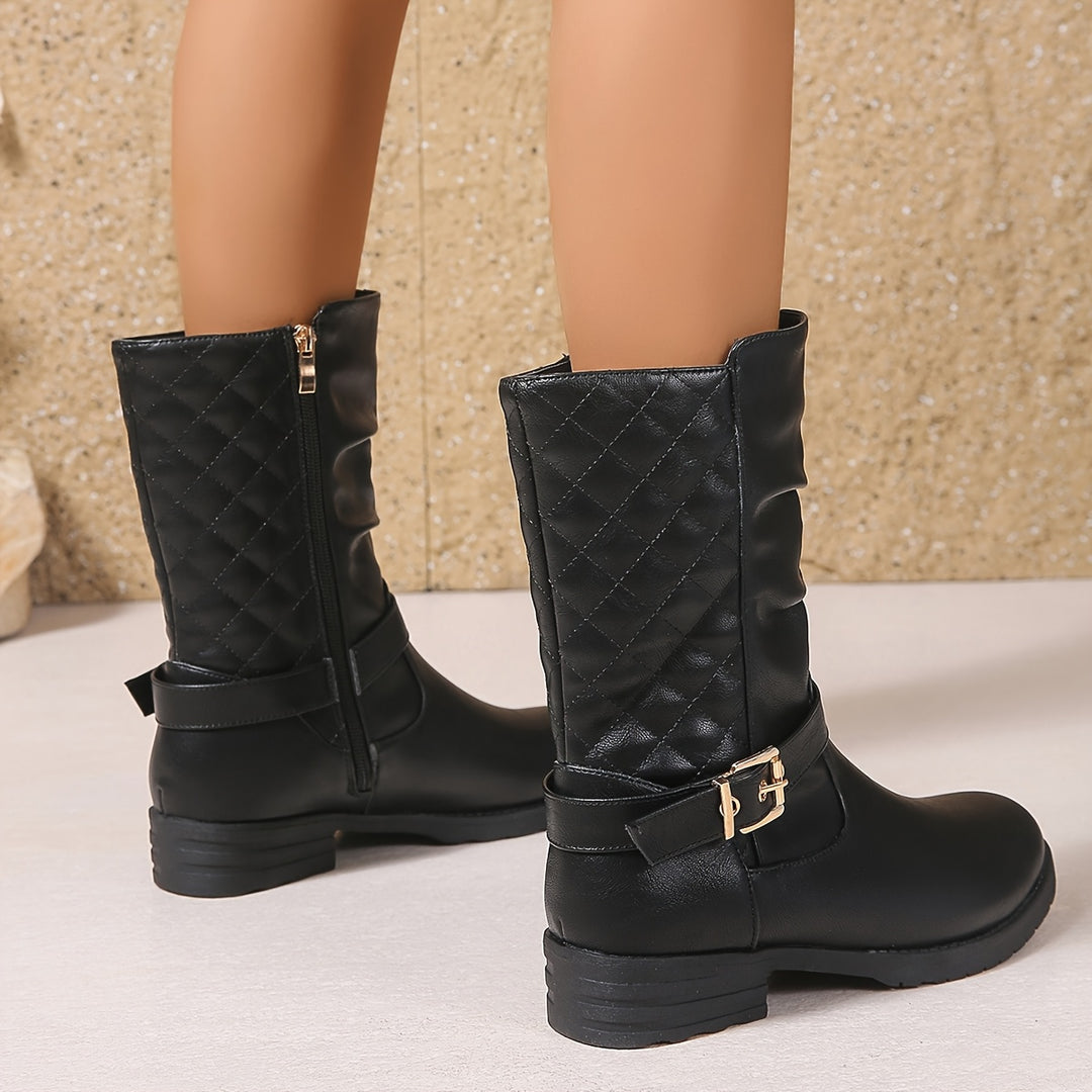 Floreen - Patterned Low Heel Chelsea Boots