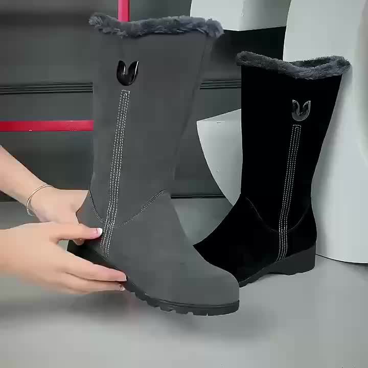 Dorothy - Fleece Lined Flat Soled Boots