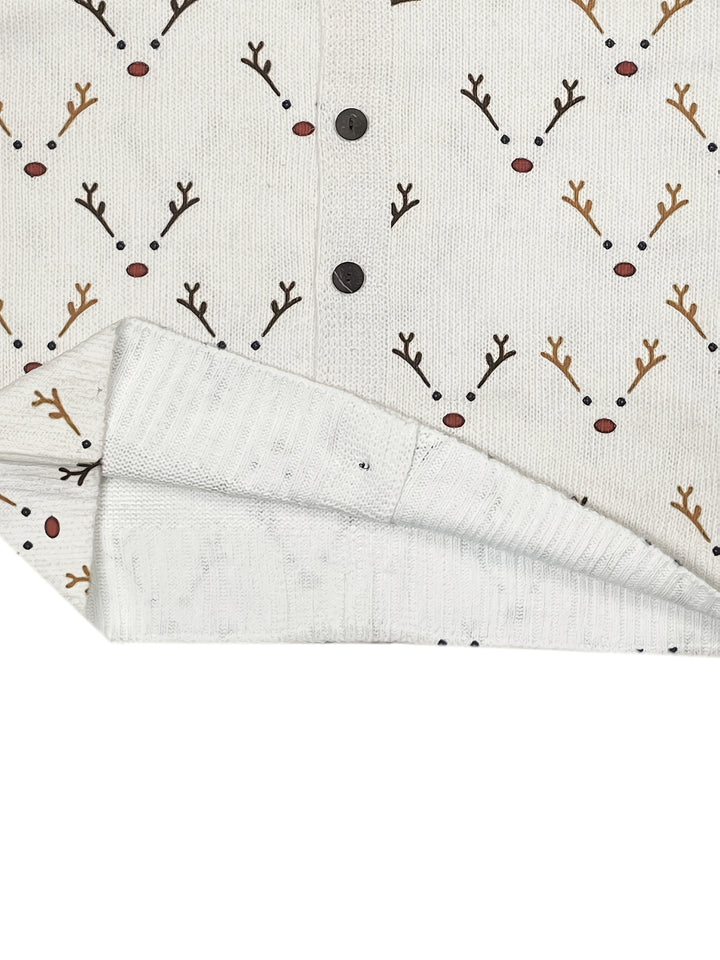 Andrea | Vintage Deer Print Cardigan