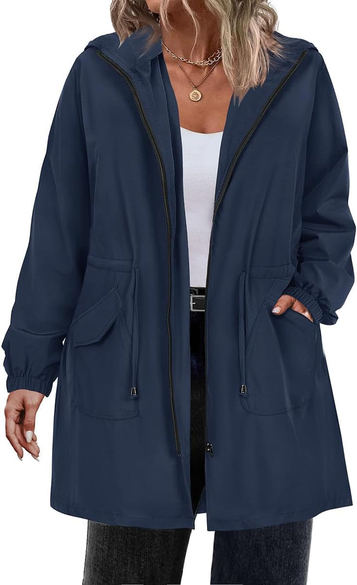 Haylee – Super Lightweight Plus Size Rain Coat
