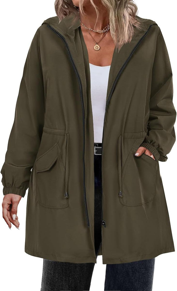 Haylee – Super Lightweight Plus Size Rain Coat