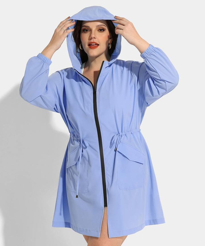 Haylee – Super Lightweight Plus Size Rain Coat