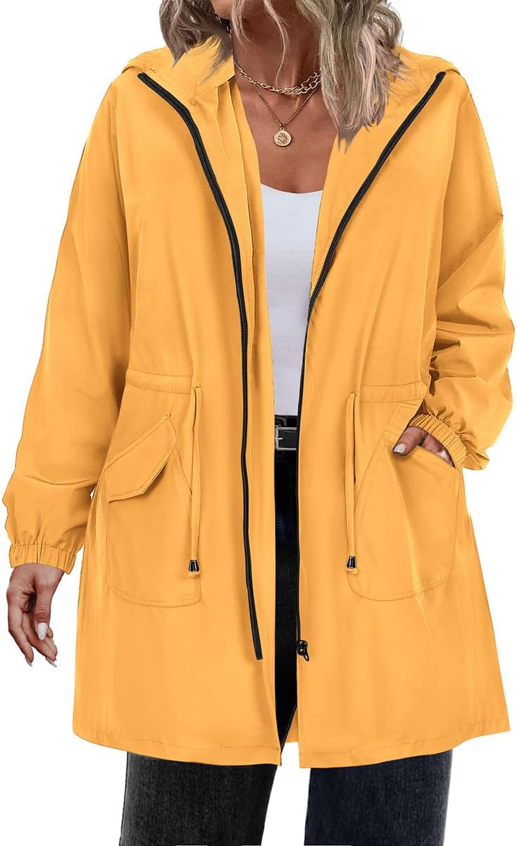 Haylee – Super Lightweight Plus Size Rain Coat