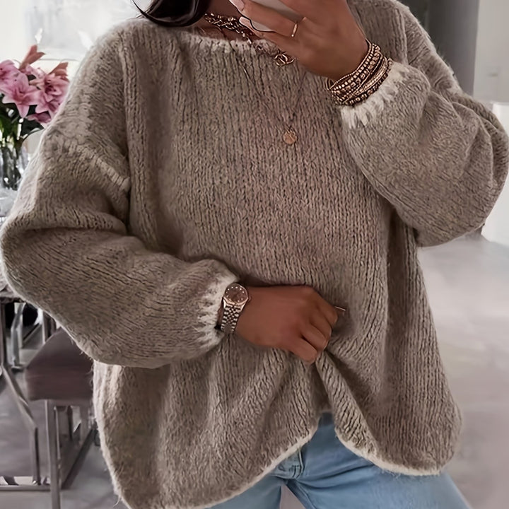 Sandra | Off-the-Shoulder Knit Sweater