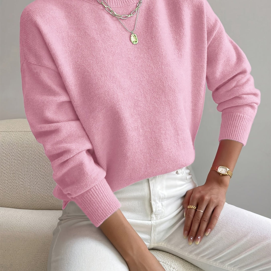 Lola | Mock Neck Long Sleeve Pullover