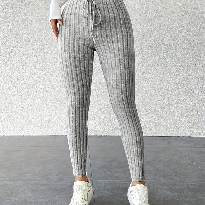 Ann | Soft Ribbed Bodycon Leggings