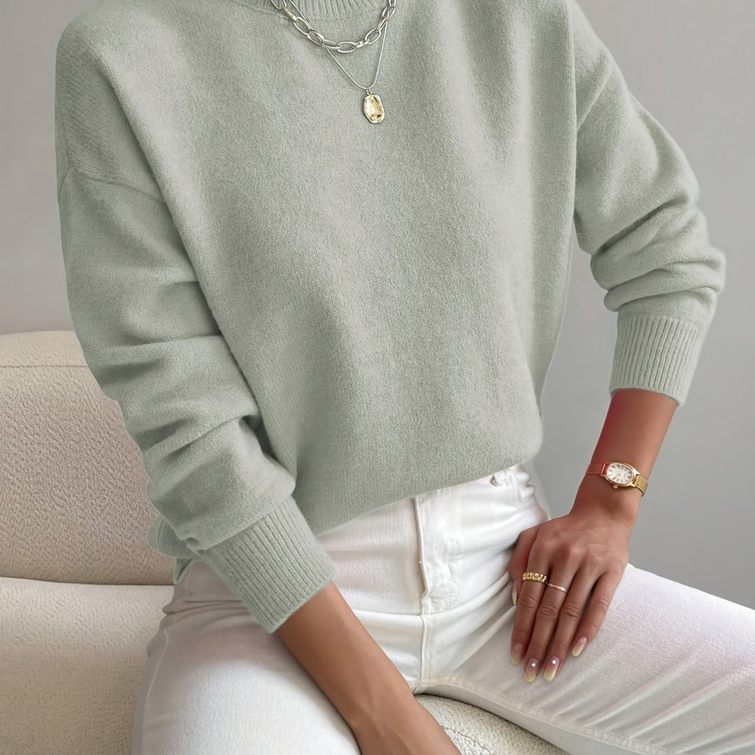 Lola | Mock Neck Long Sleeve Pullover