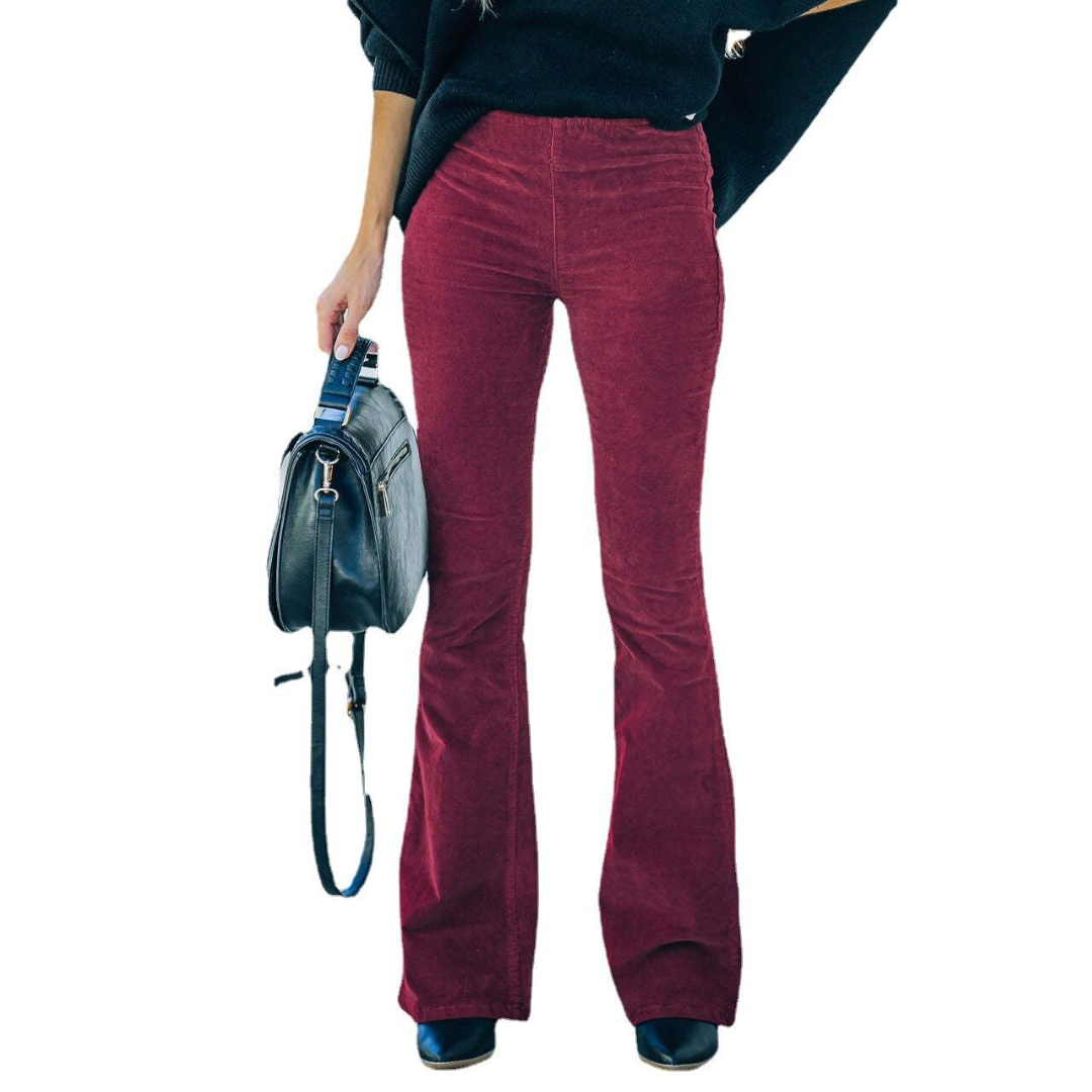 Chloe - Corduroy Flare Pants