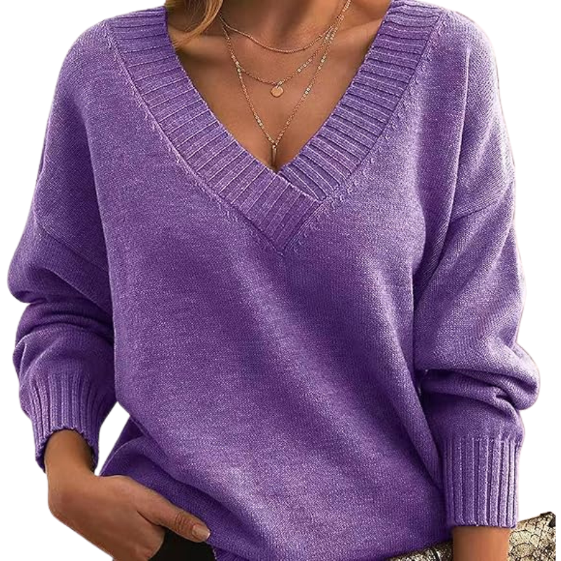 Christl | Elegant V-Neck Cashmere Sweater