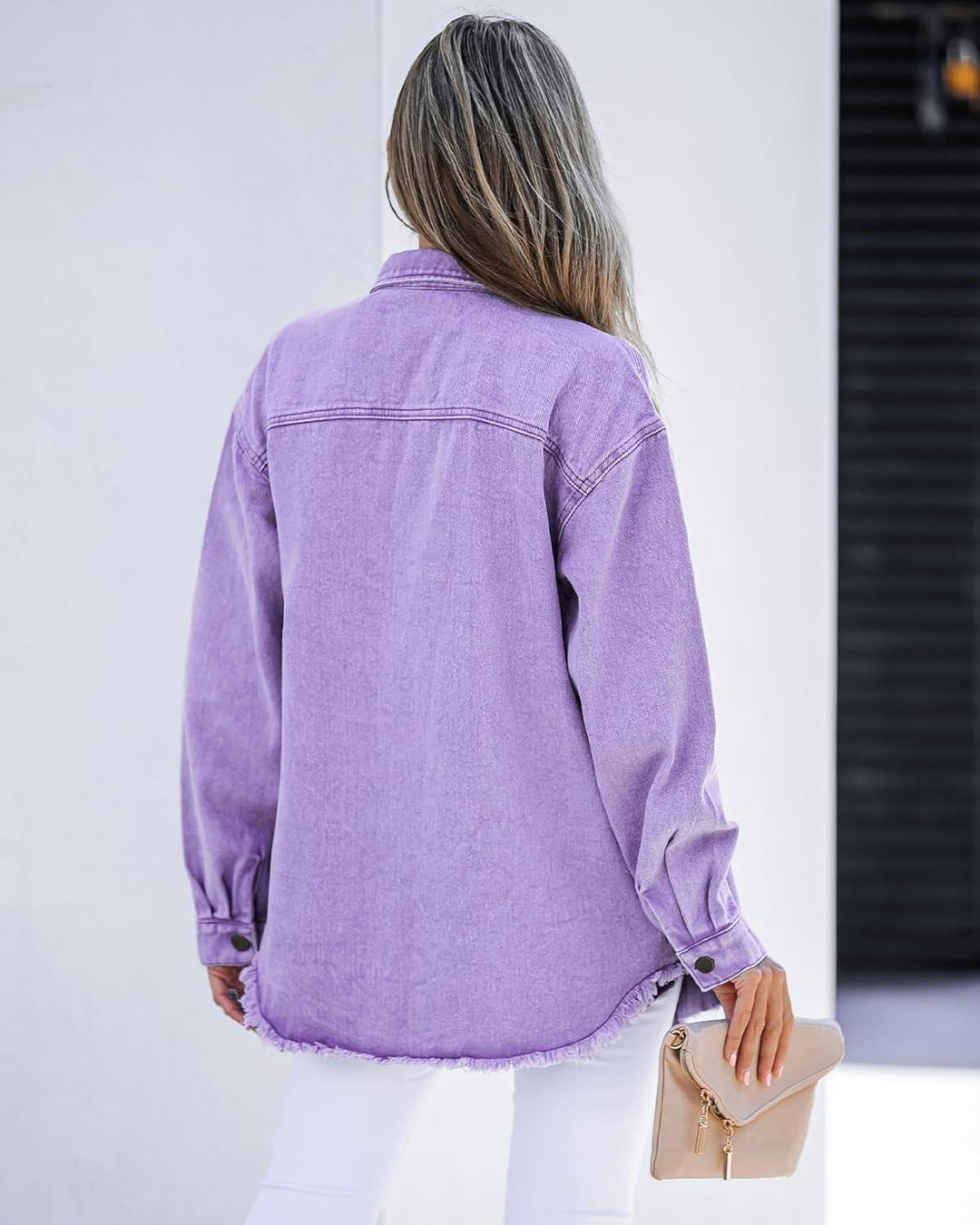 Marianne – Ripped Jean Jacket