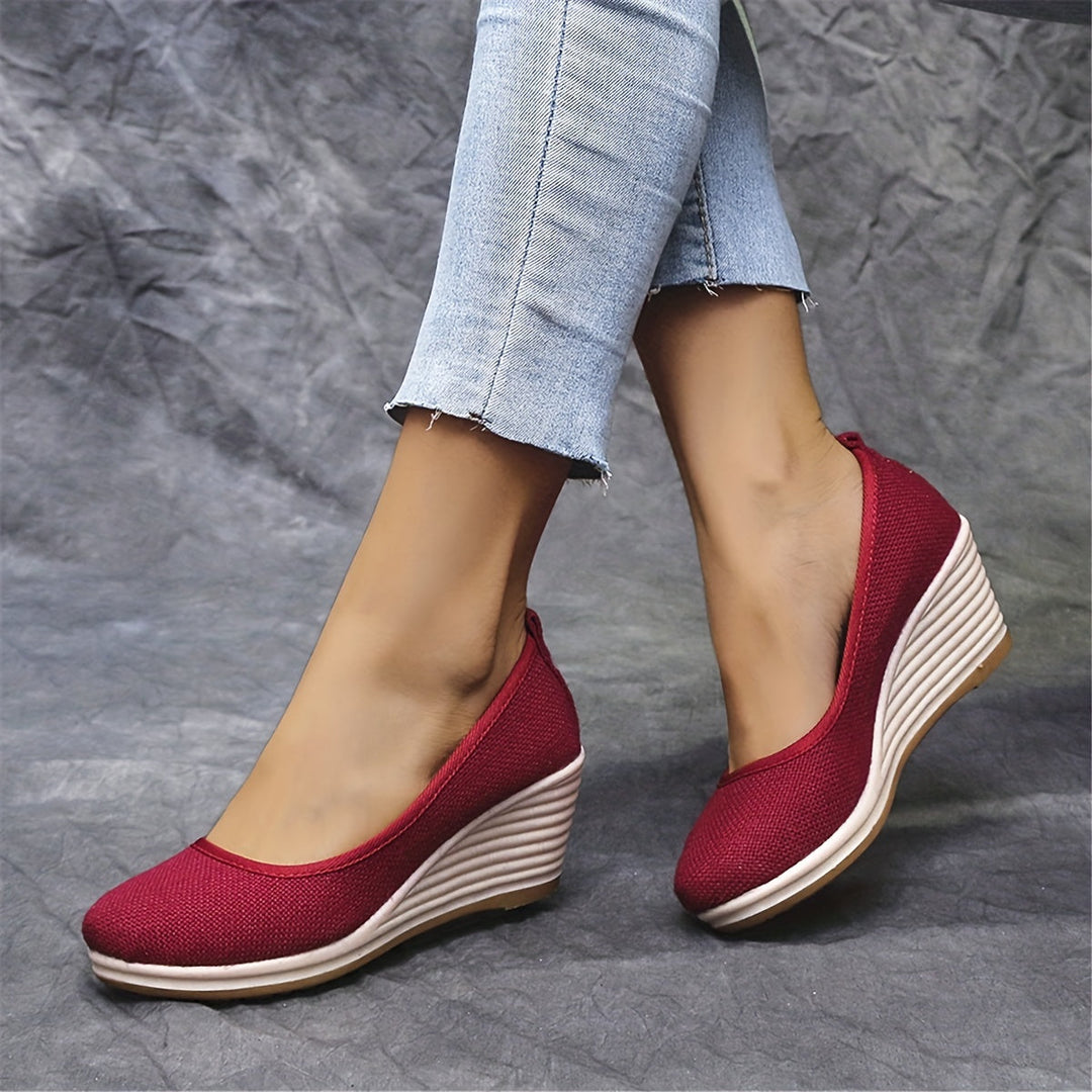 Sandrine - Breathable Wedge Shoes