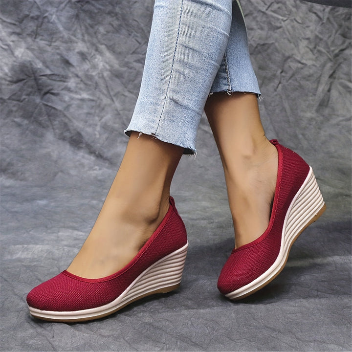 Sandrine - Breathable Wedge Shoes