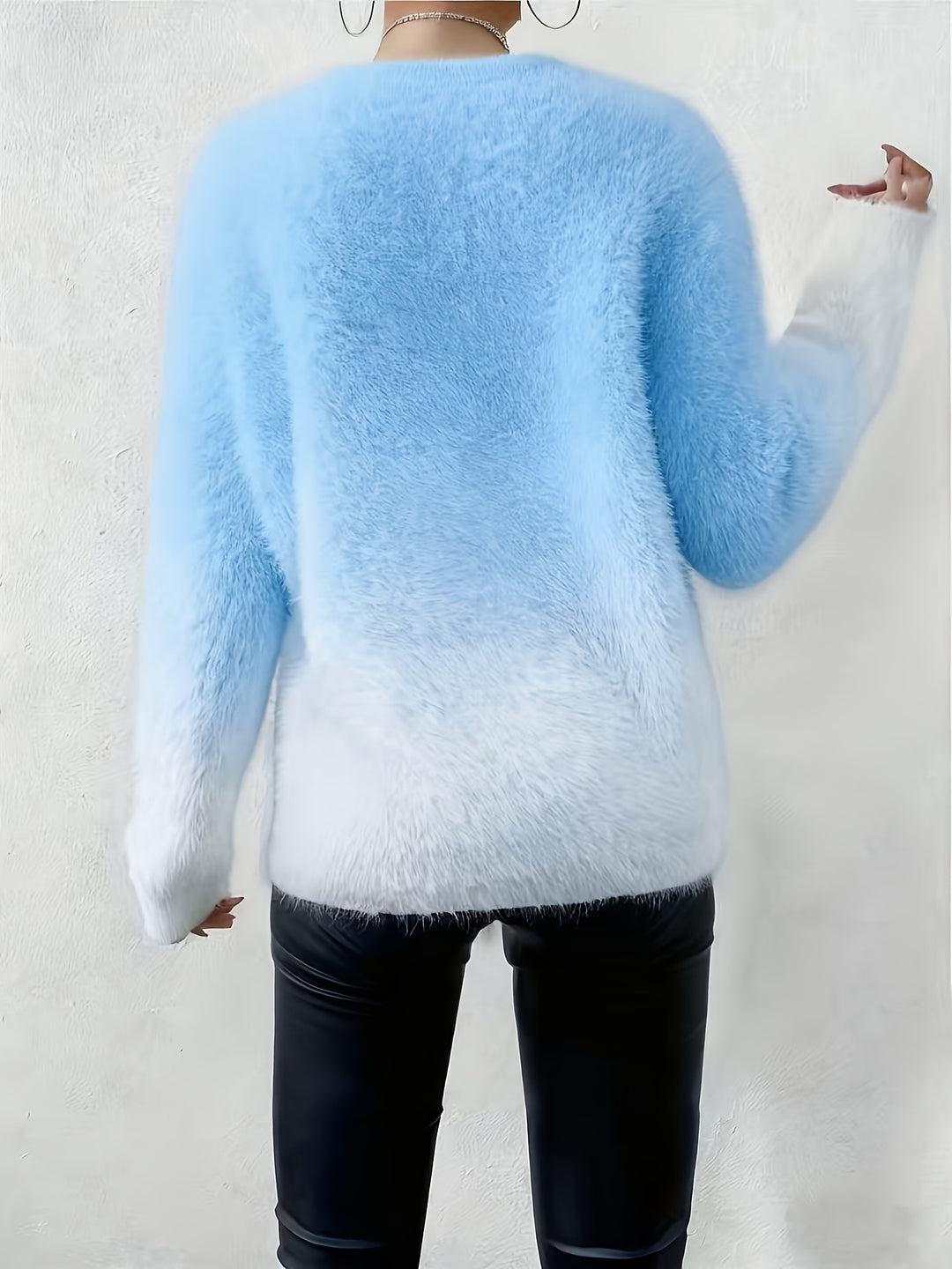 Angela | Round Neck Pullover Sweater