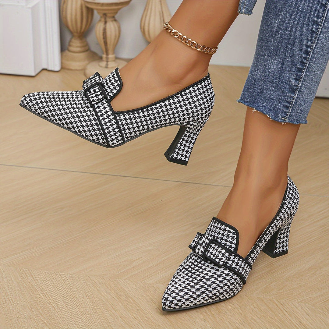 Emma - Classy Patterned Heels