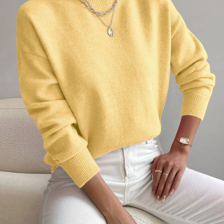 Lola | Mock Neck Long Sleeve Pullover