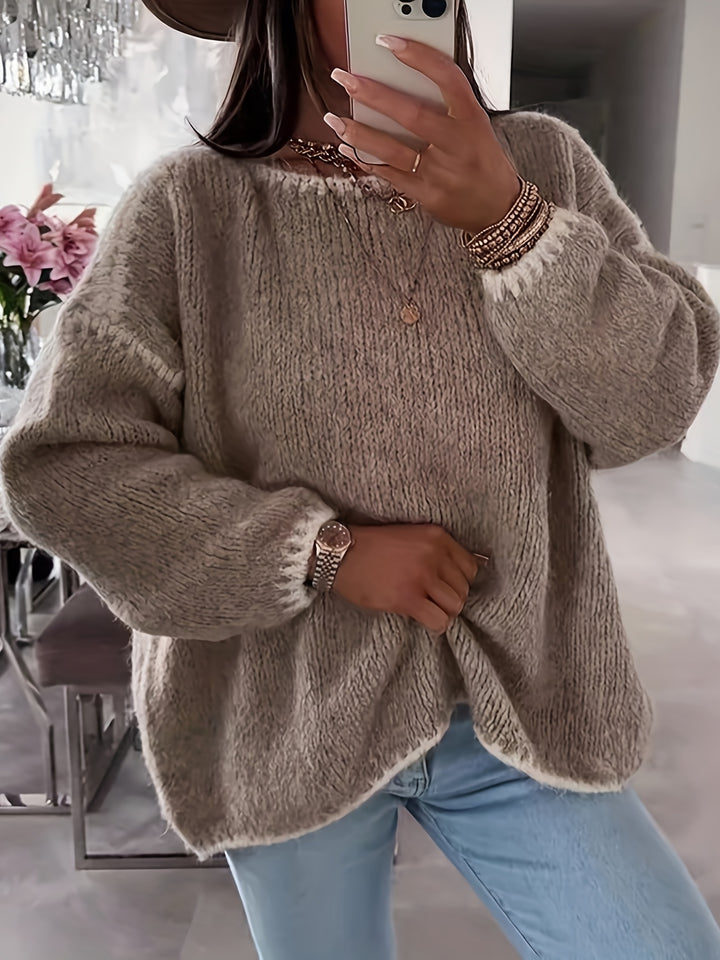 Sandra | Off-the-Shoulder Knit Sweater