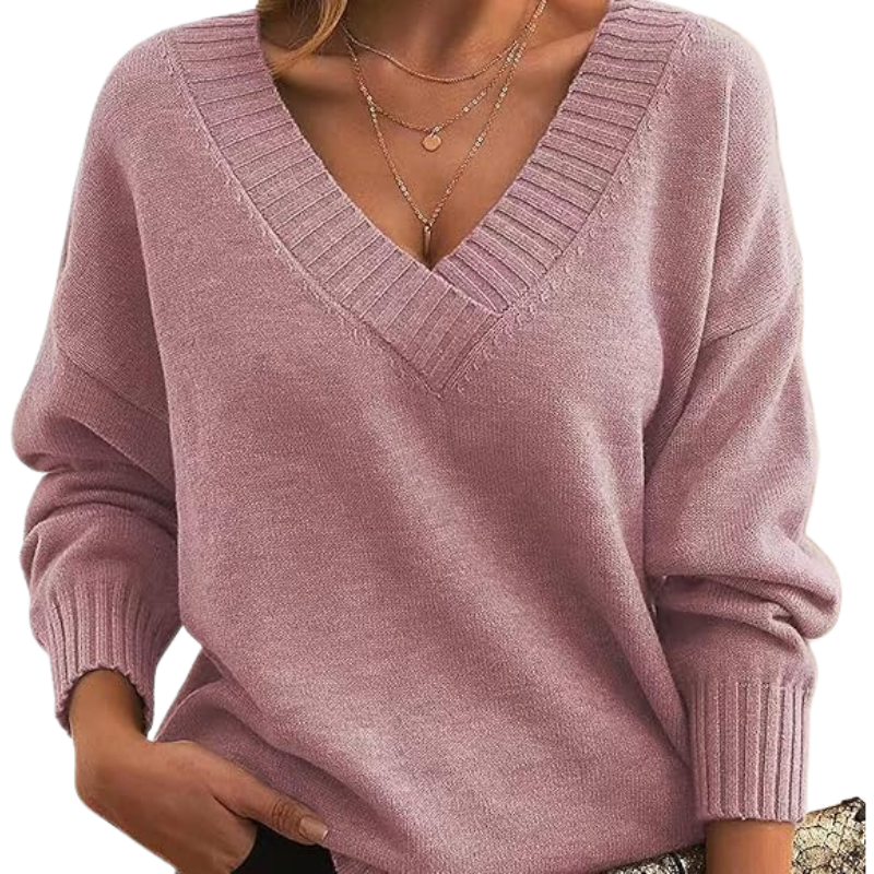 Christl | Elegant V-Neck Cashmere Sweater