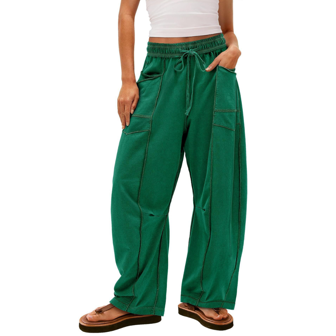 Anaya - Comfortable Baggy Leg Lounge Trousers