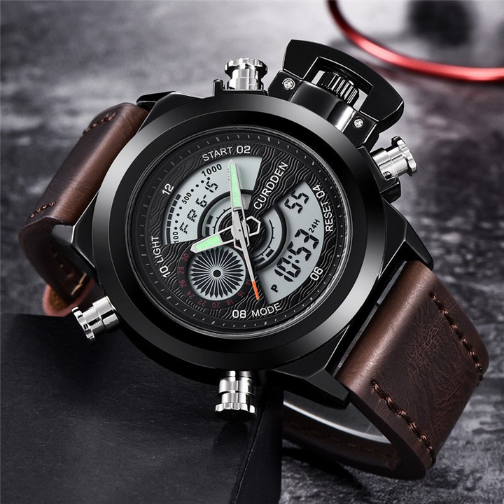 Dual Time Fashion Chronograph Watch