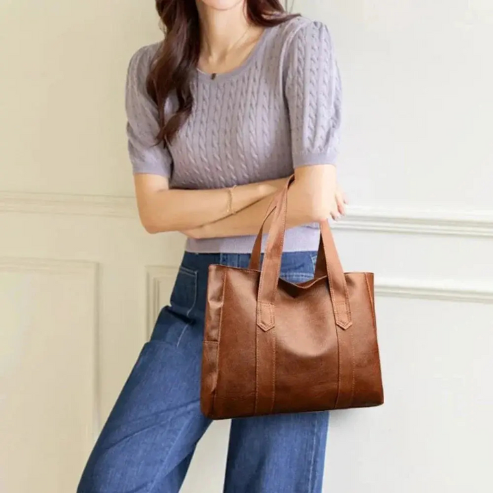 Minimalistic Luxe Soft Shoulder Bag