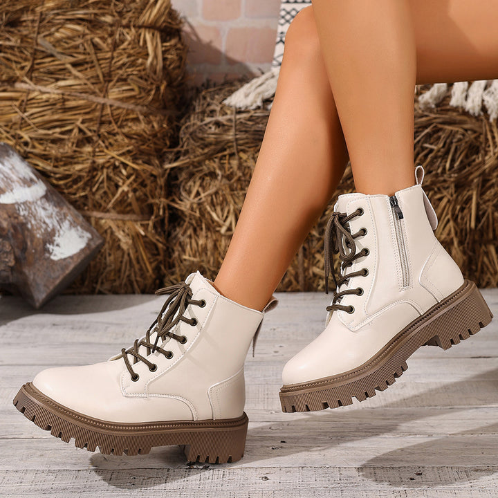 Laura - Elegant Retro Low-Top Ankle Boots