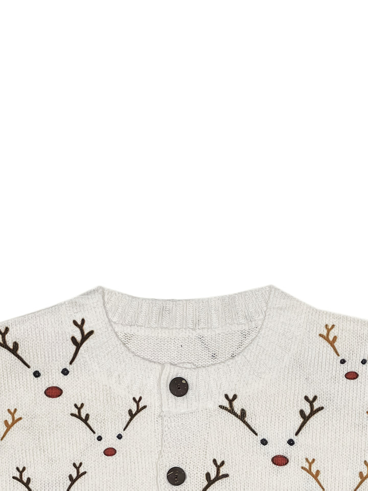 Andrea | Vintage Deer Print Cardigan