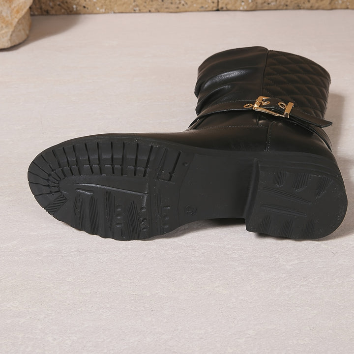 Floreen - Patterned Low Heel Chelsea Boots