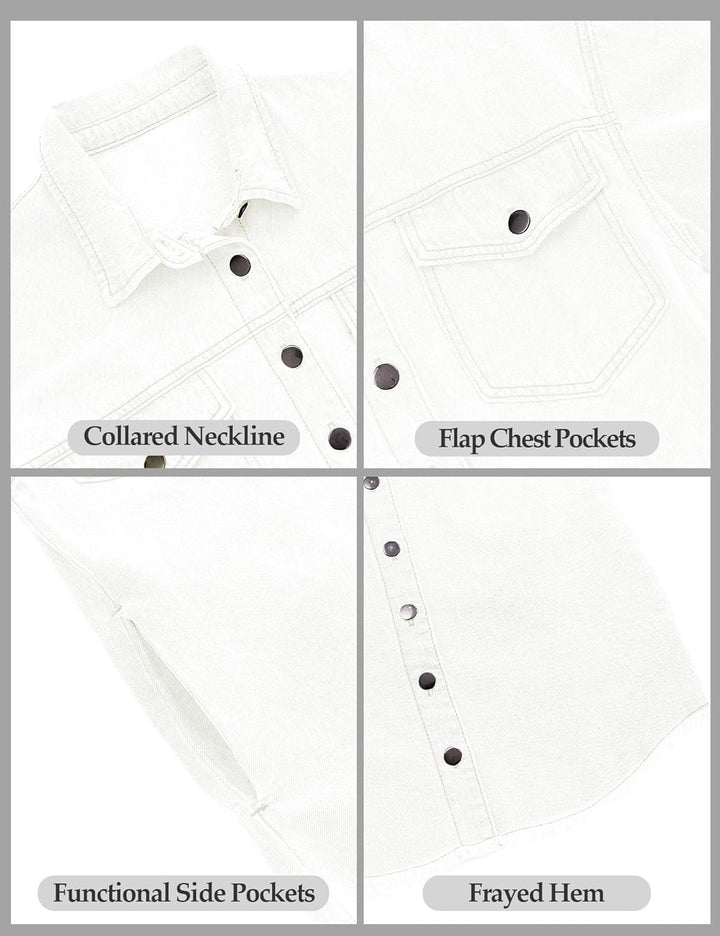 Marianne – Ripped Jean Jacket