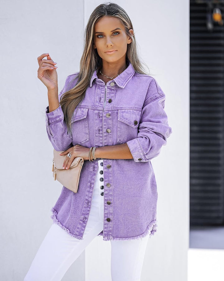 Marianne – Ripped Jean Jacket